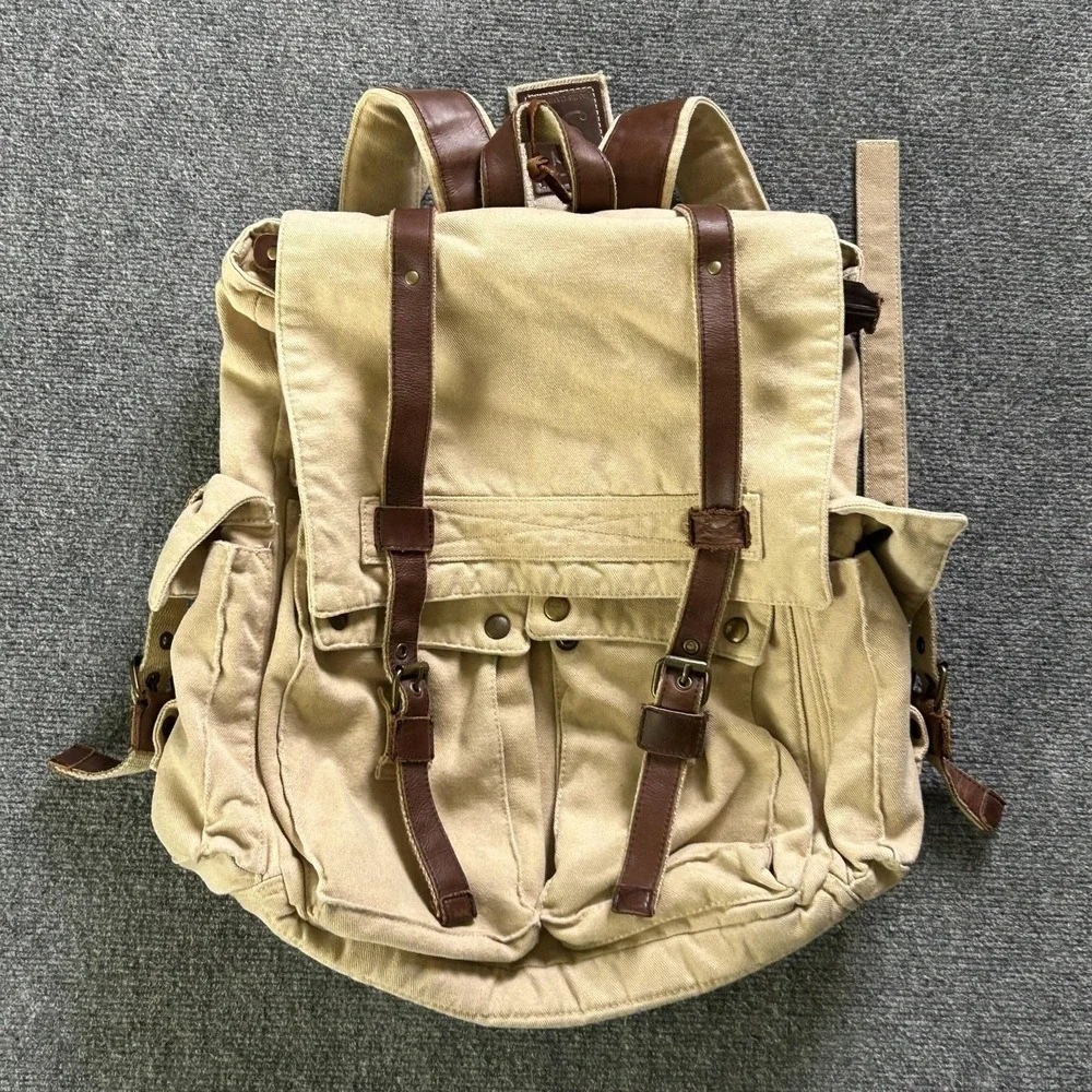 James Campbell Backpack Beige 18